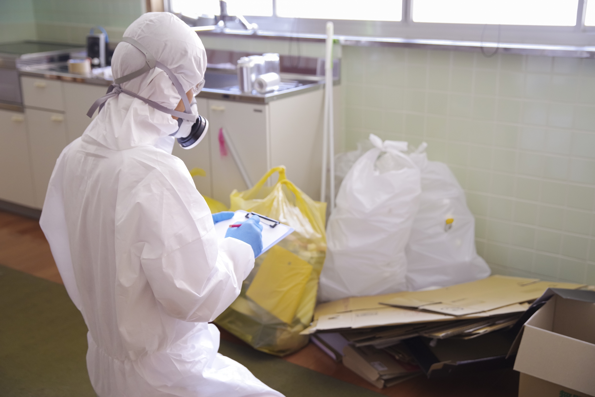 特殊清掃の流れ